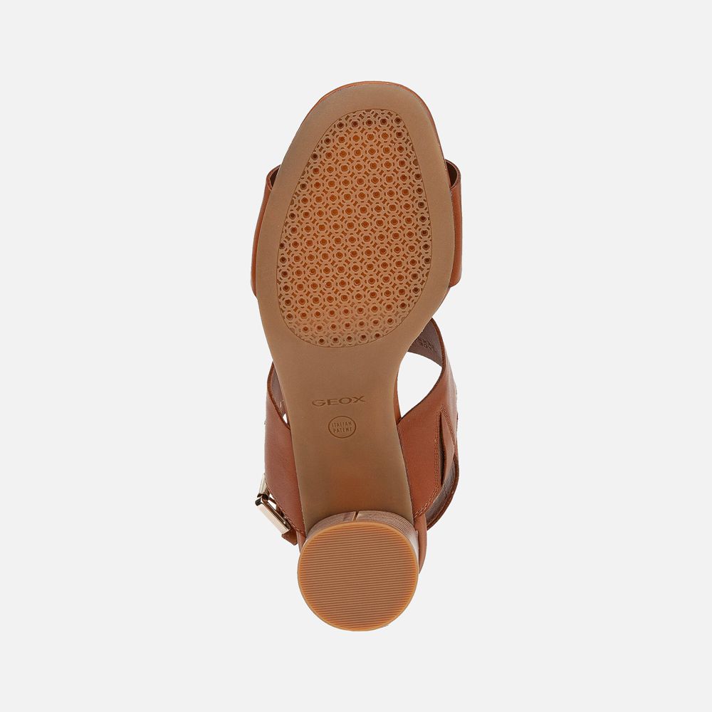 Sandalias Geox Senhora Marrom - Ortensia - EMNPH5482